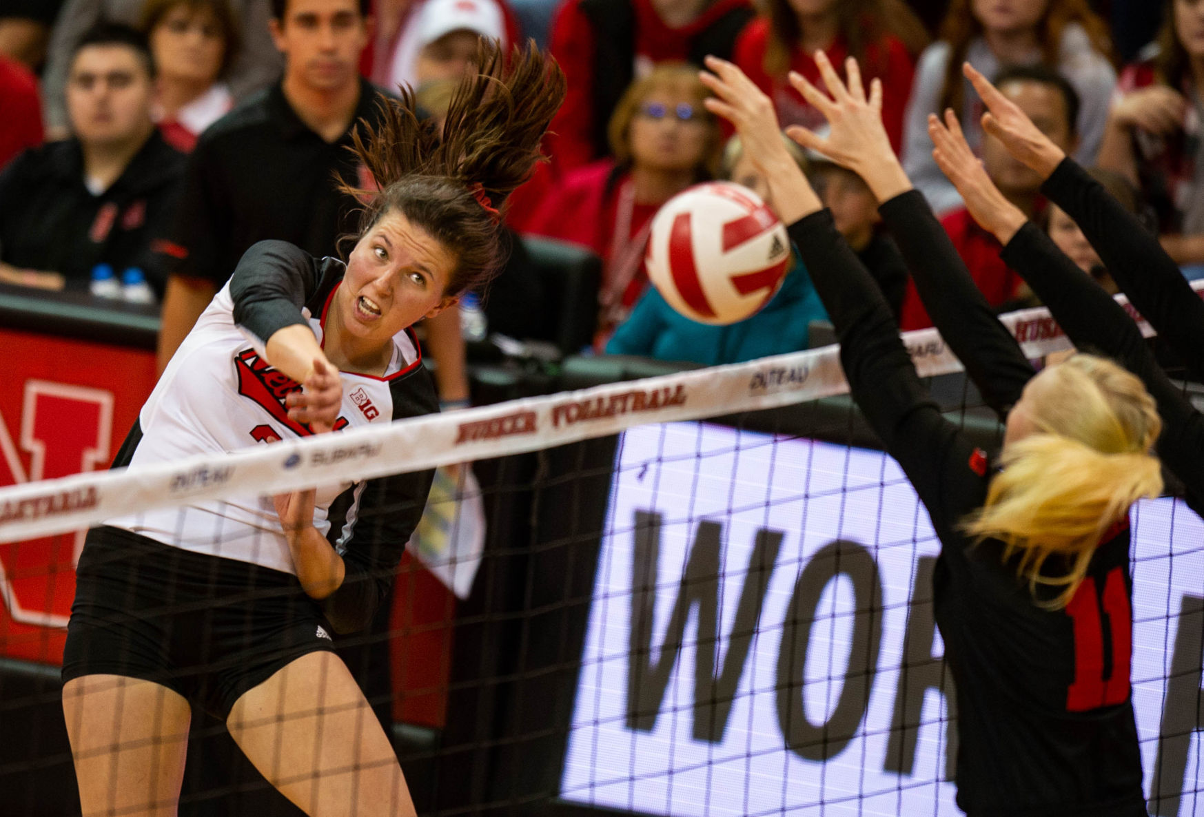 Nebraska volleyball vs. Rutgers, 11/3/18